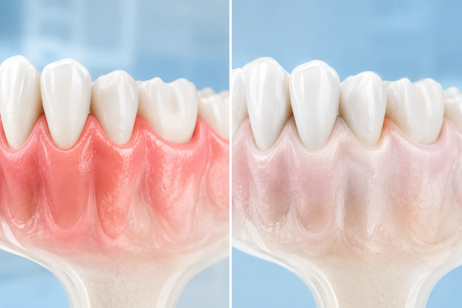 Gencives blanches : est-ce normal ou signe d’un problème ?